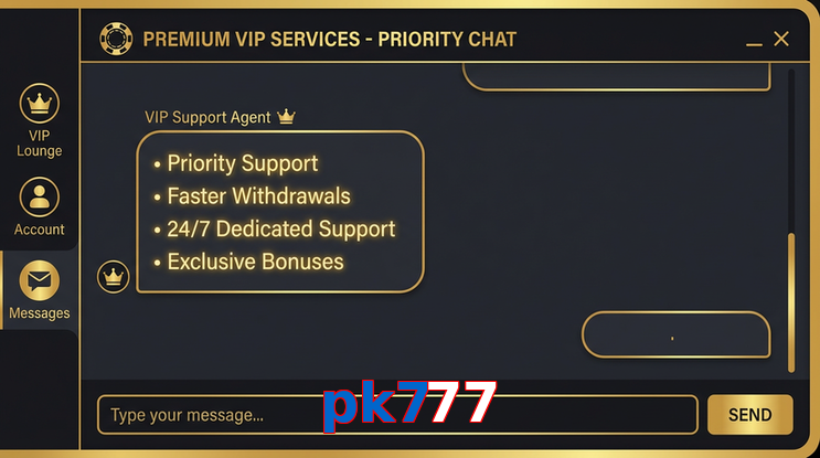 Payment and PKR controls in Pk777